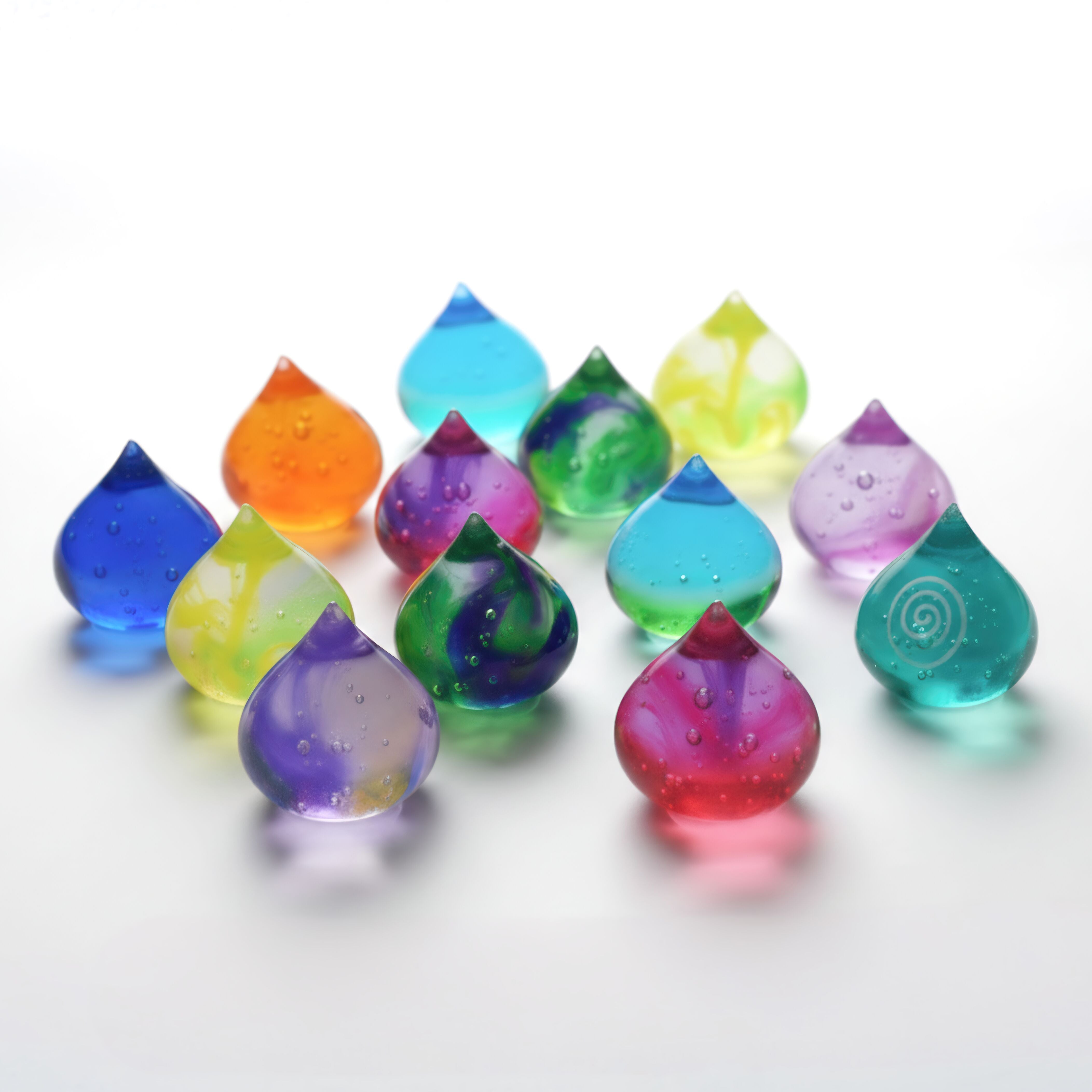 20mm「立体雫D」レジン用モールド – ハンドメイドらぼ
