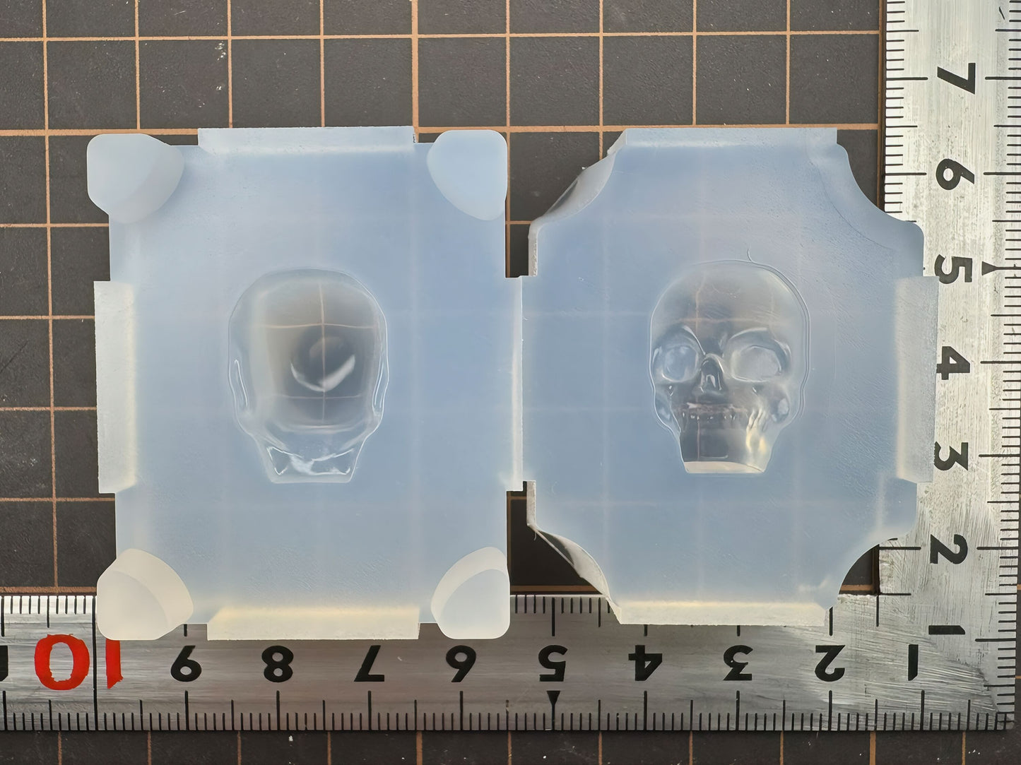 20mm「ドクロ」レジン用モールド