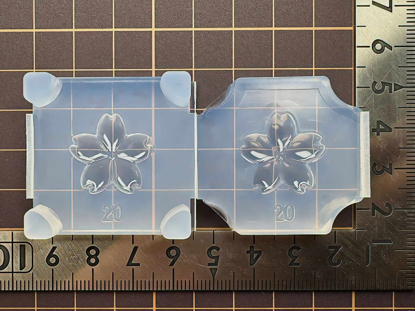 20mm「ぷっくり桜」レジン用モールド