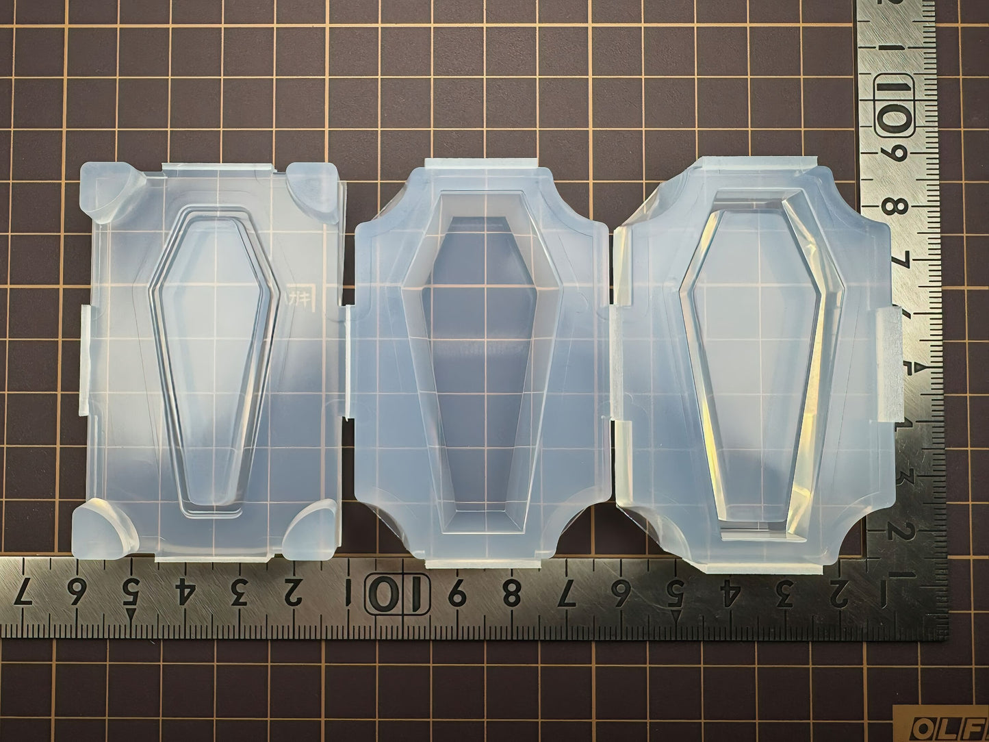 60mm「中空棺桶」レジン用モールド