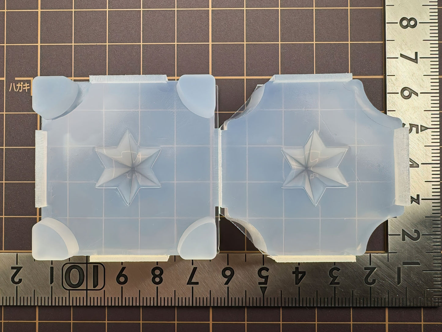 20mm「立体六芒星」レジン用モールド