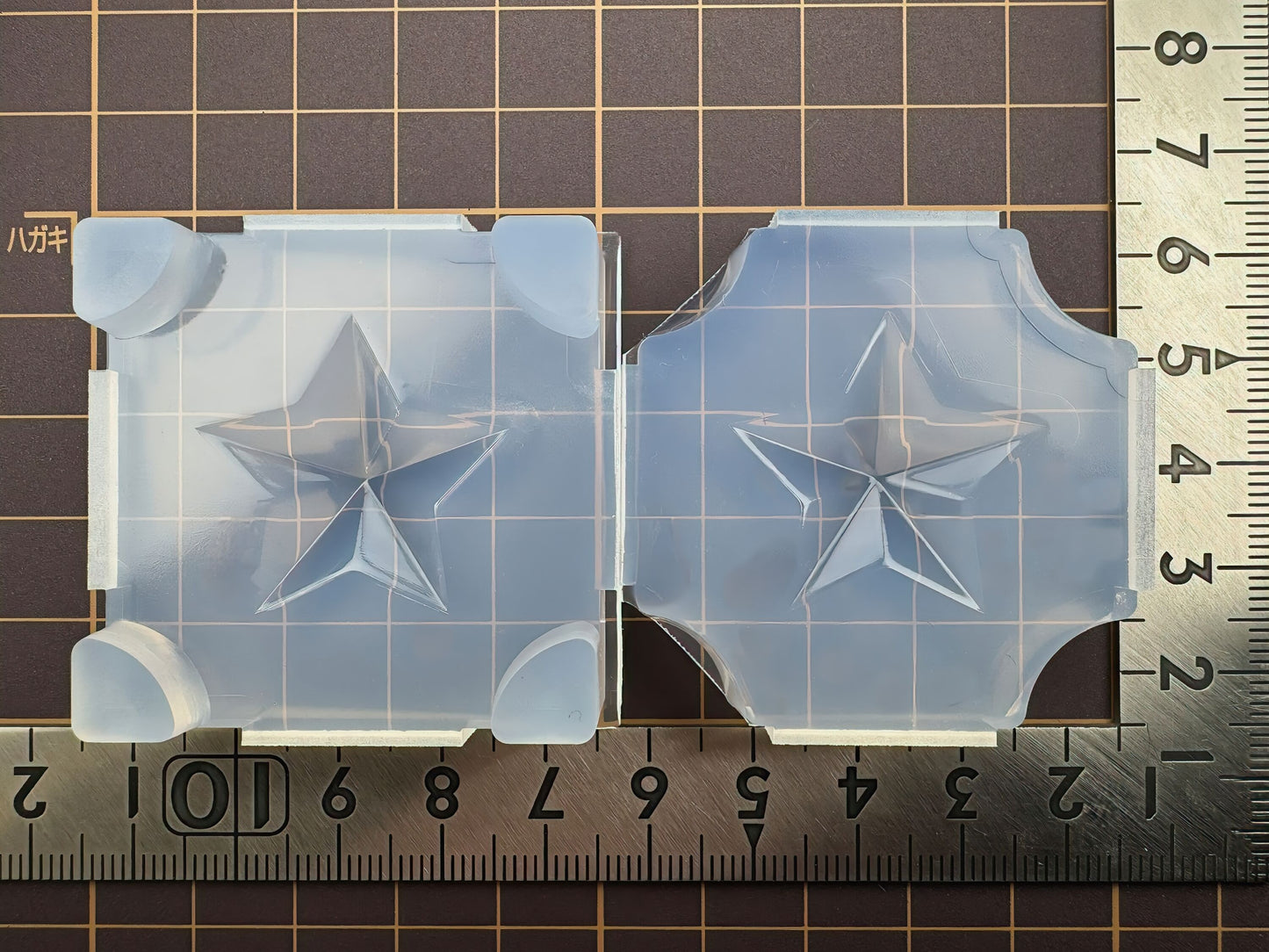 30mm「立体星B」レジン用モールド