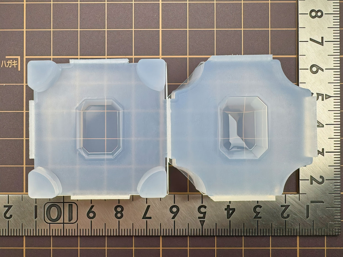 20mm「エメラルドカット」レジン用モールド