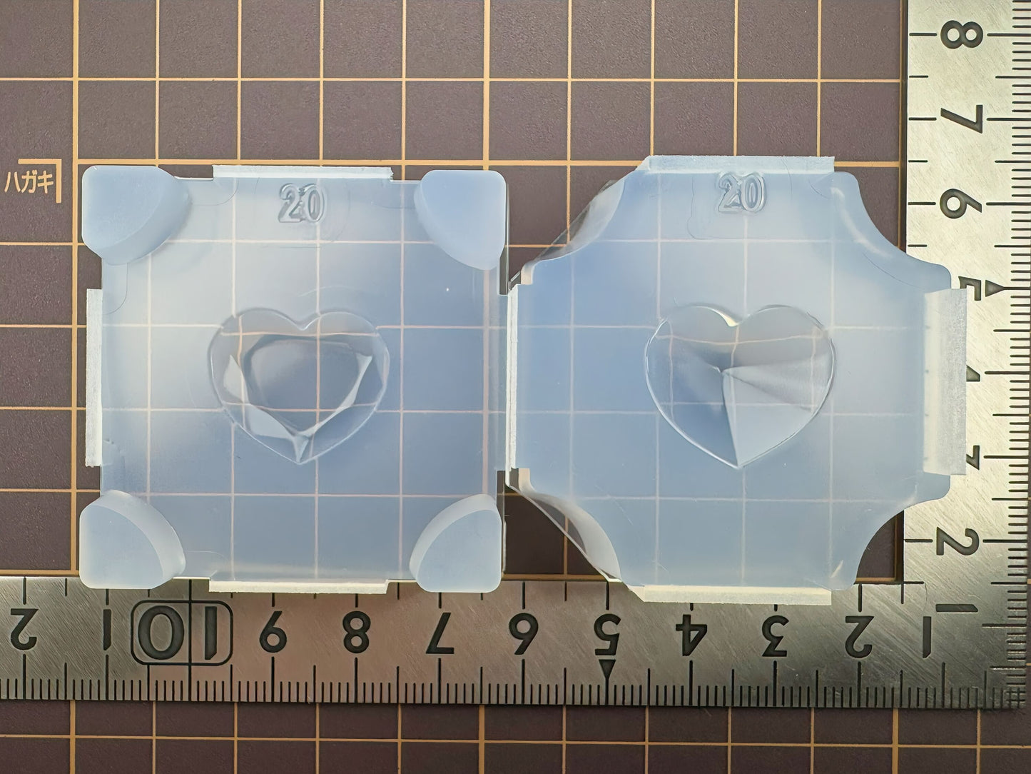 「ハートカット」レジン用モールド