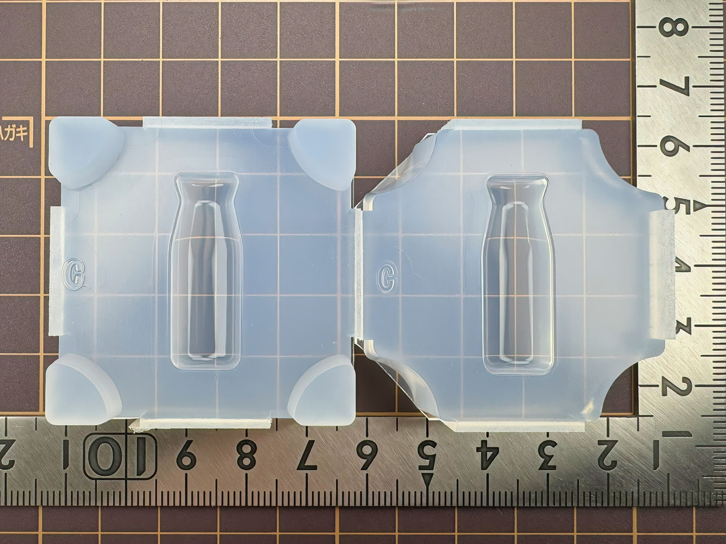 30mm「牛乳瓶C」レジン用モールド