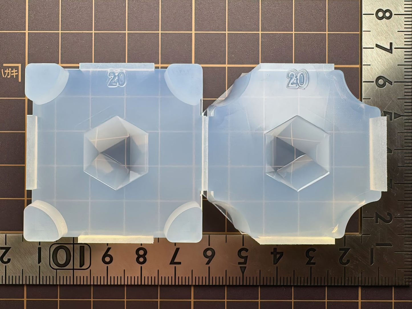 20mm「立方八面体」レジン用モールド