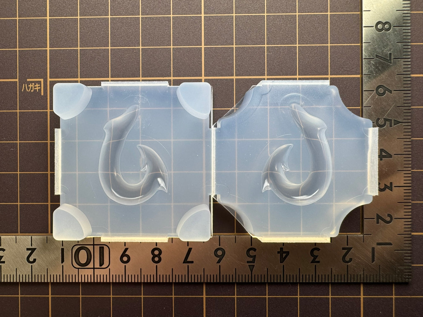 30mm「釣り針」レジン用モールド