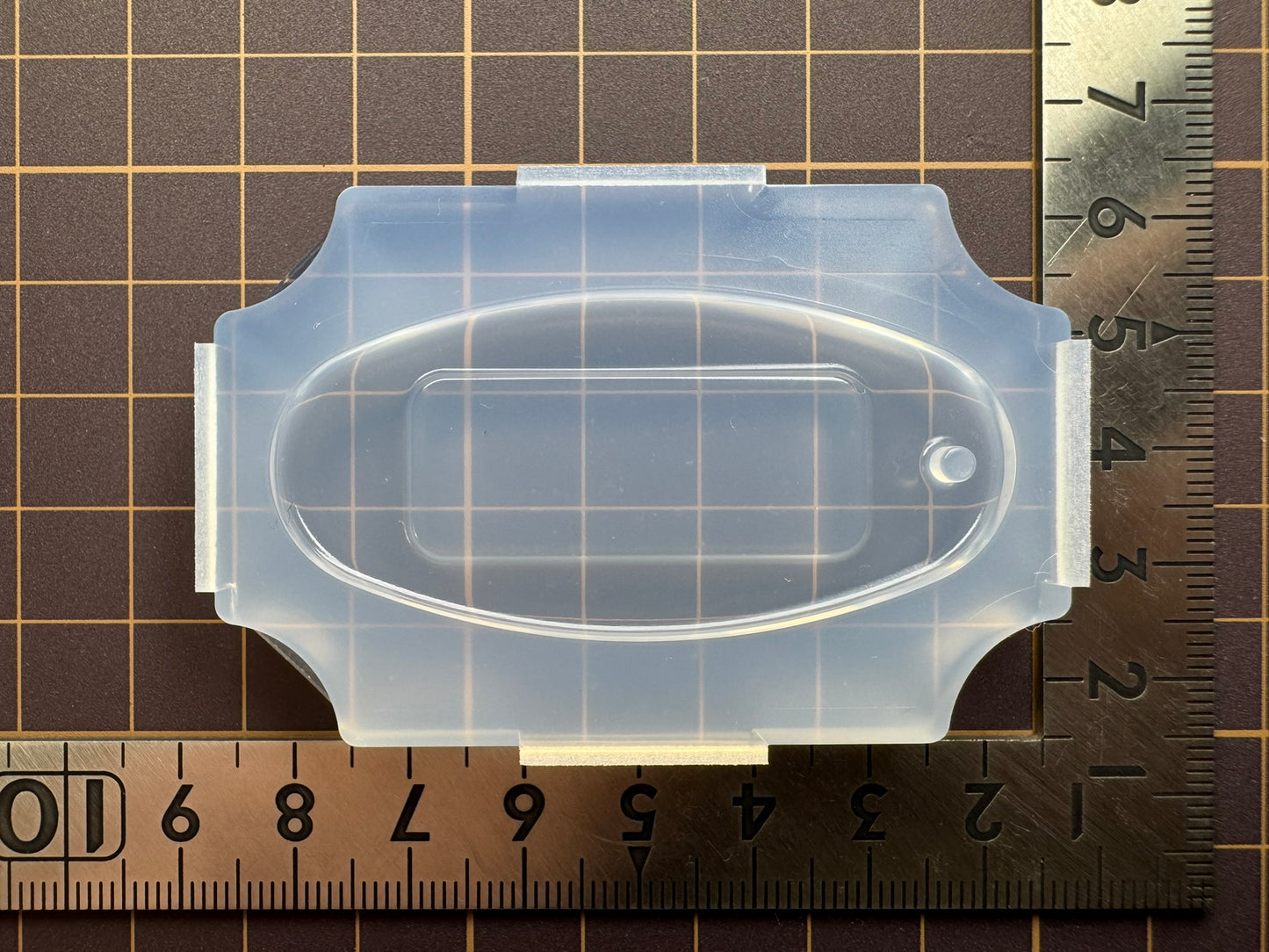 60mm "Name Tag" resin mold