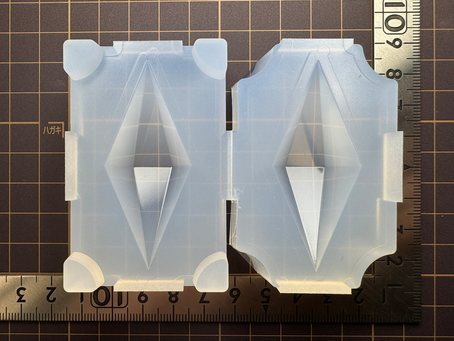 「双六角錐ペンデュラムA」レジン用モールド