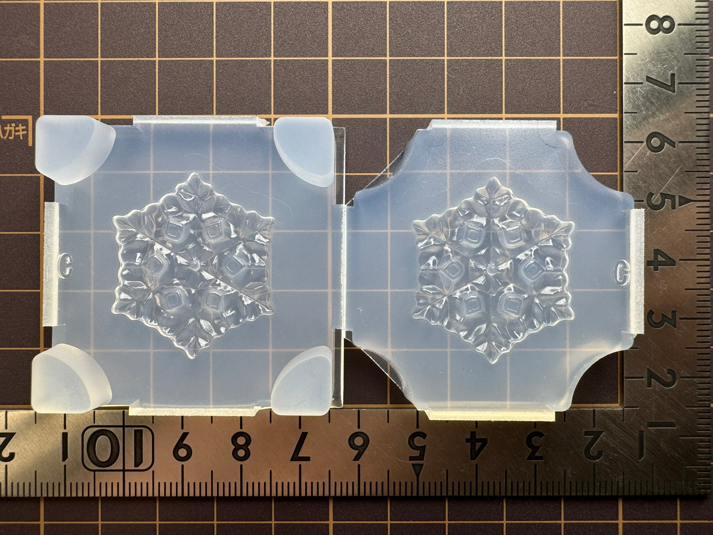 30mm「雪の結晶C」レジン用モールド