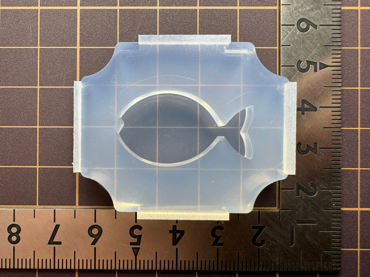 30mm「お魚」レジン用モールド