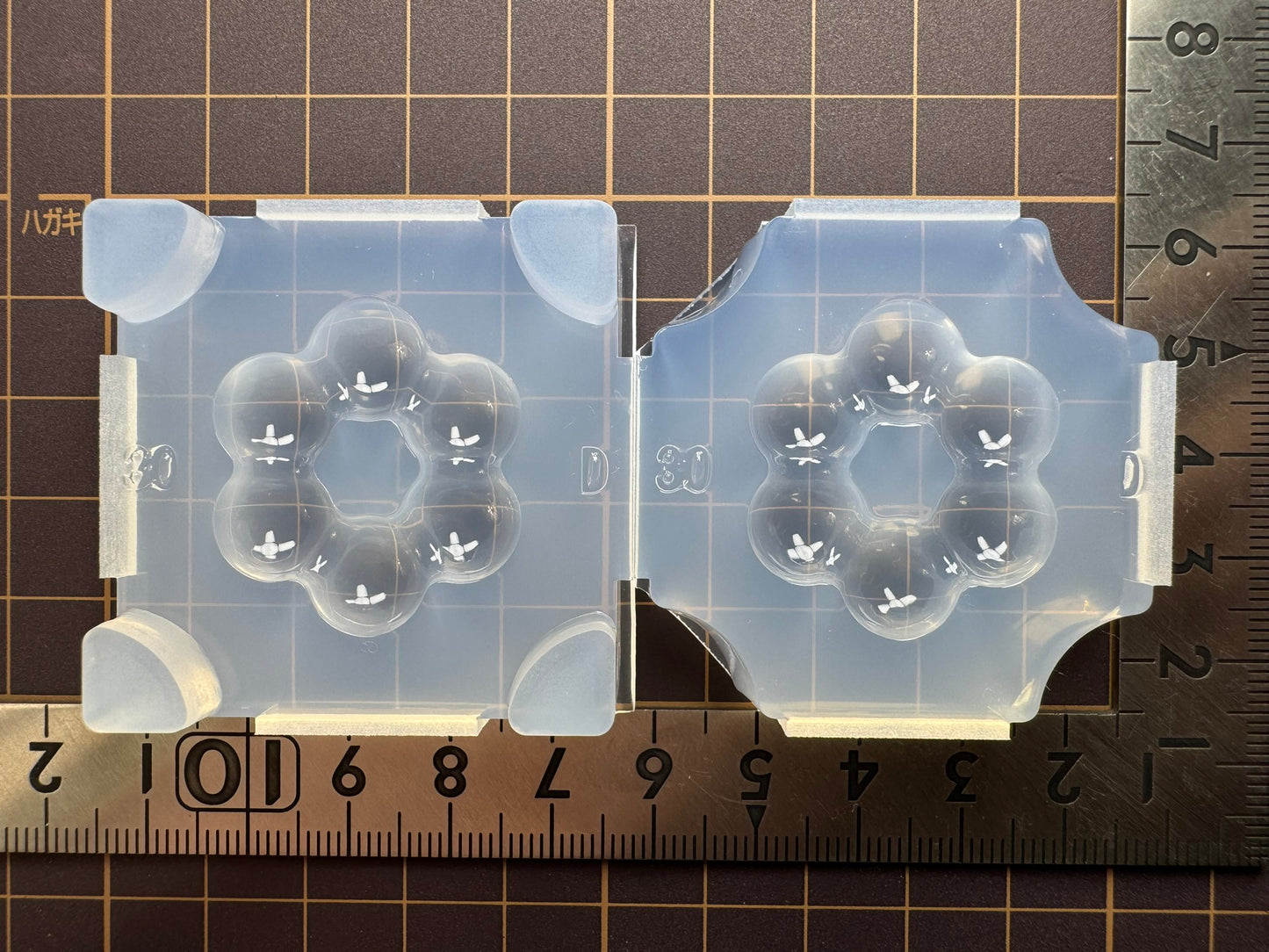 30mm「ドーナツD」レジン用モールド