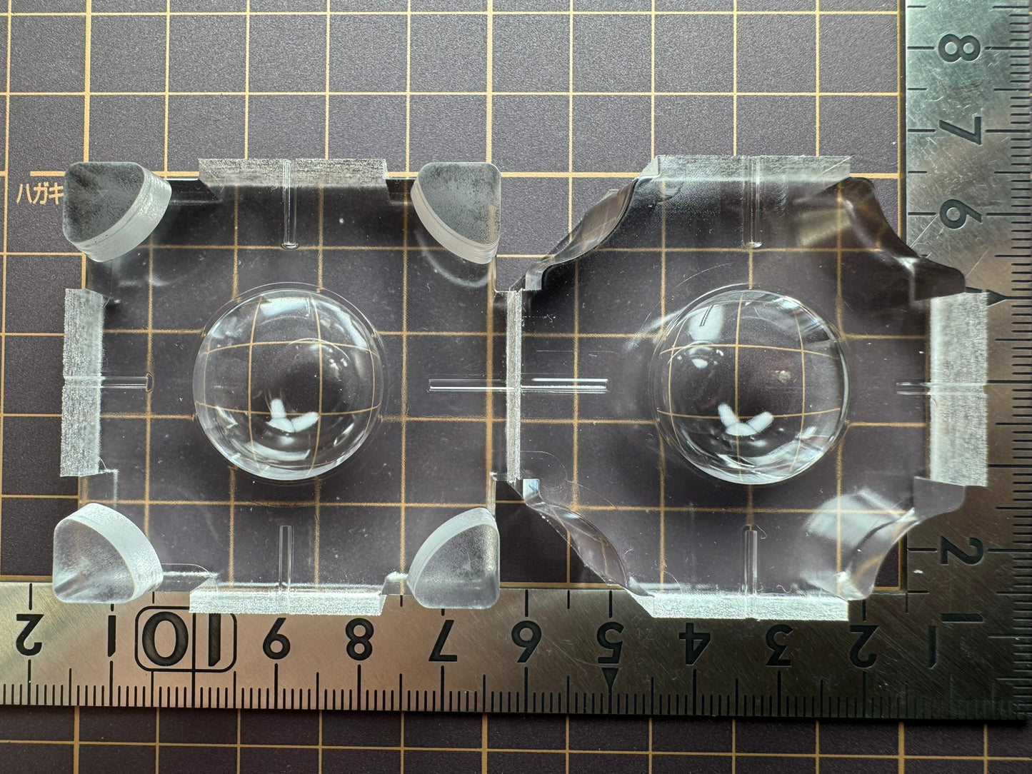 超高強度シリコン「センターライン付き球体」レジン用モールド