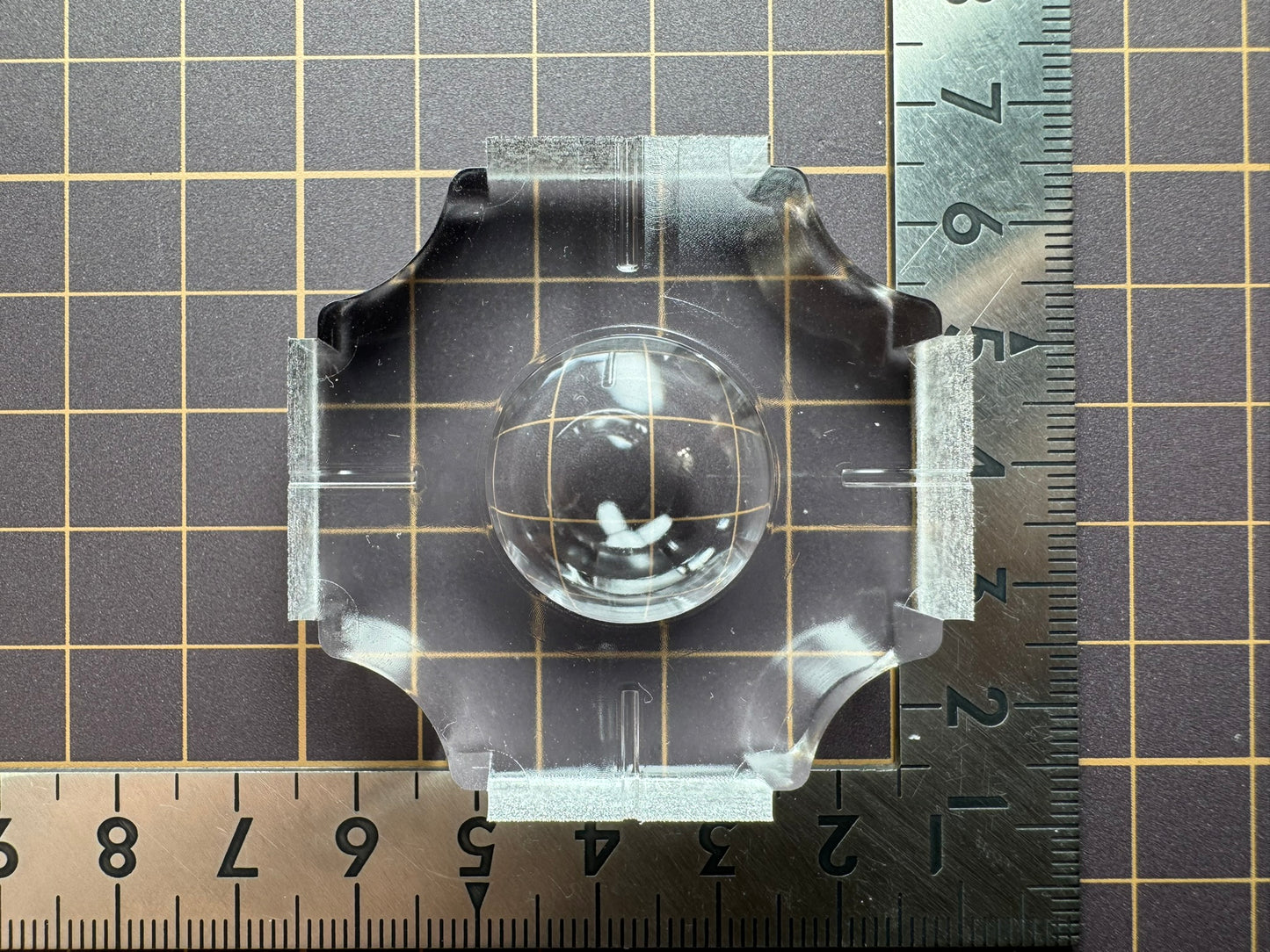 超高強度シリコン「センターライン付き球体(表)」レジン用モールド