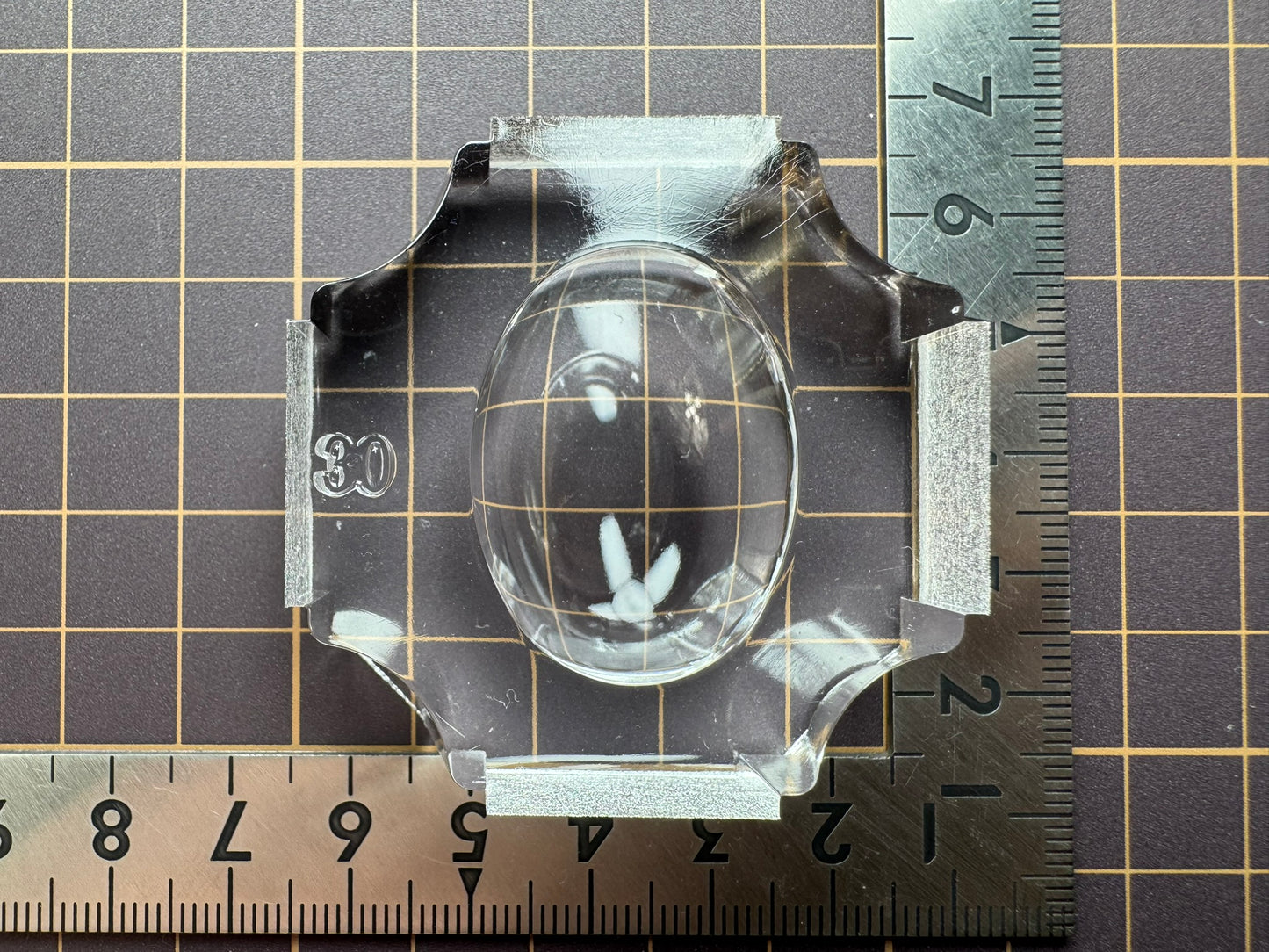 超高強度シリコン「オーバル(表)」レジン用モールド