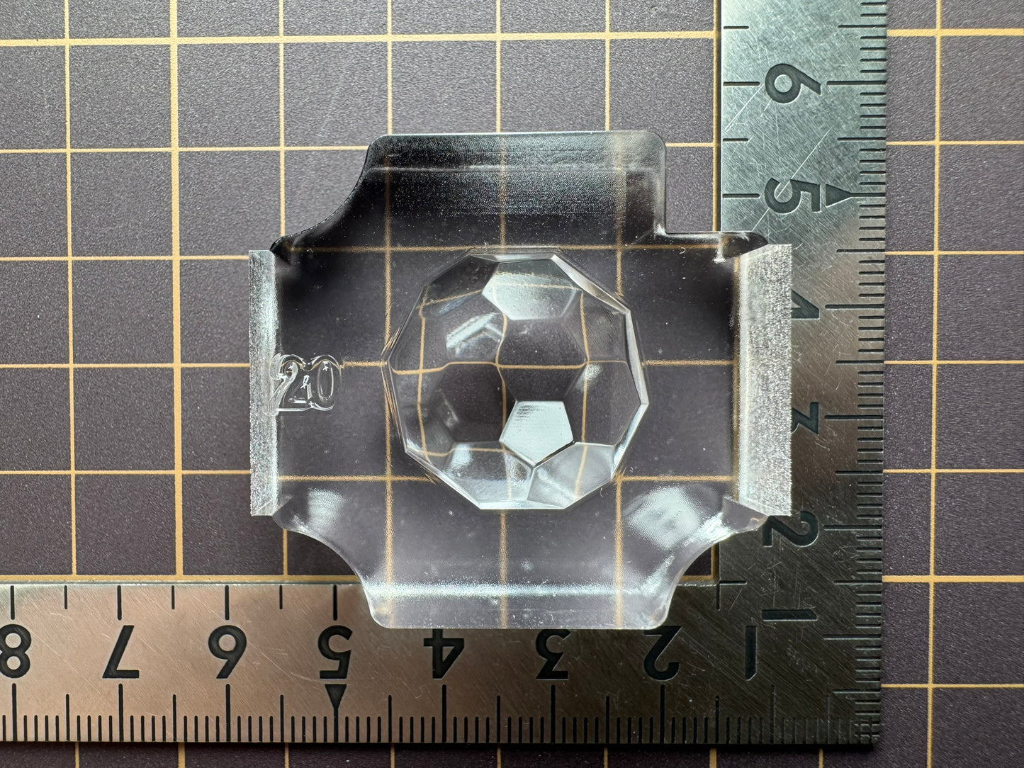 超高強度シリコン「切頂二十面体(表)」レジン用モールド