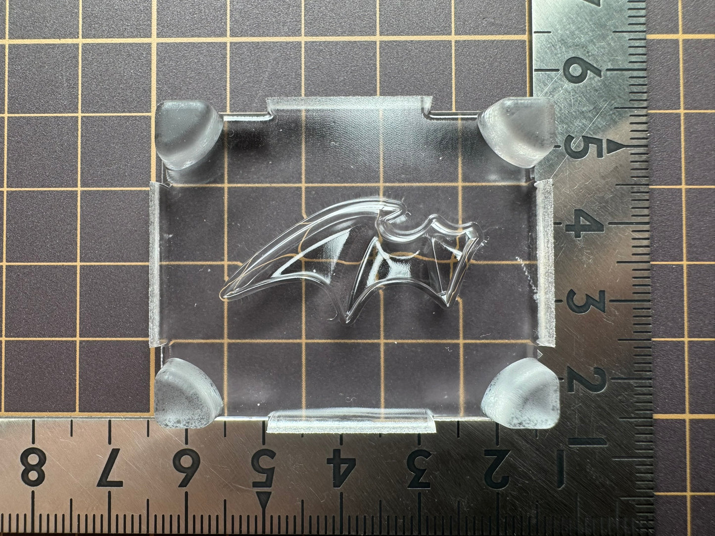 Ultra-high strength silicone "Winged Devil (reverse)" resin mold