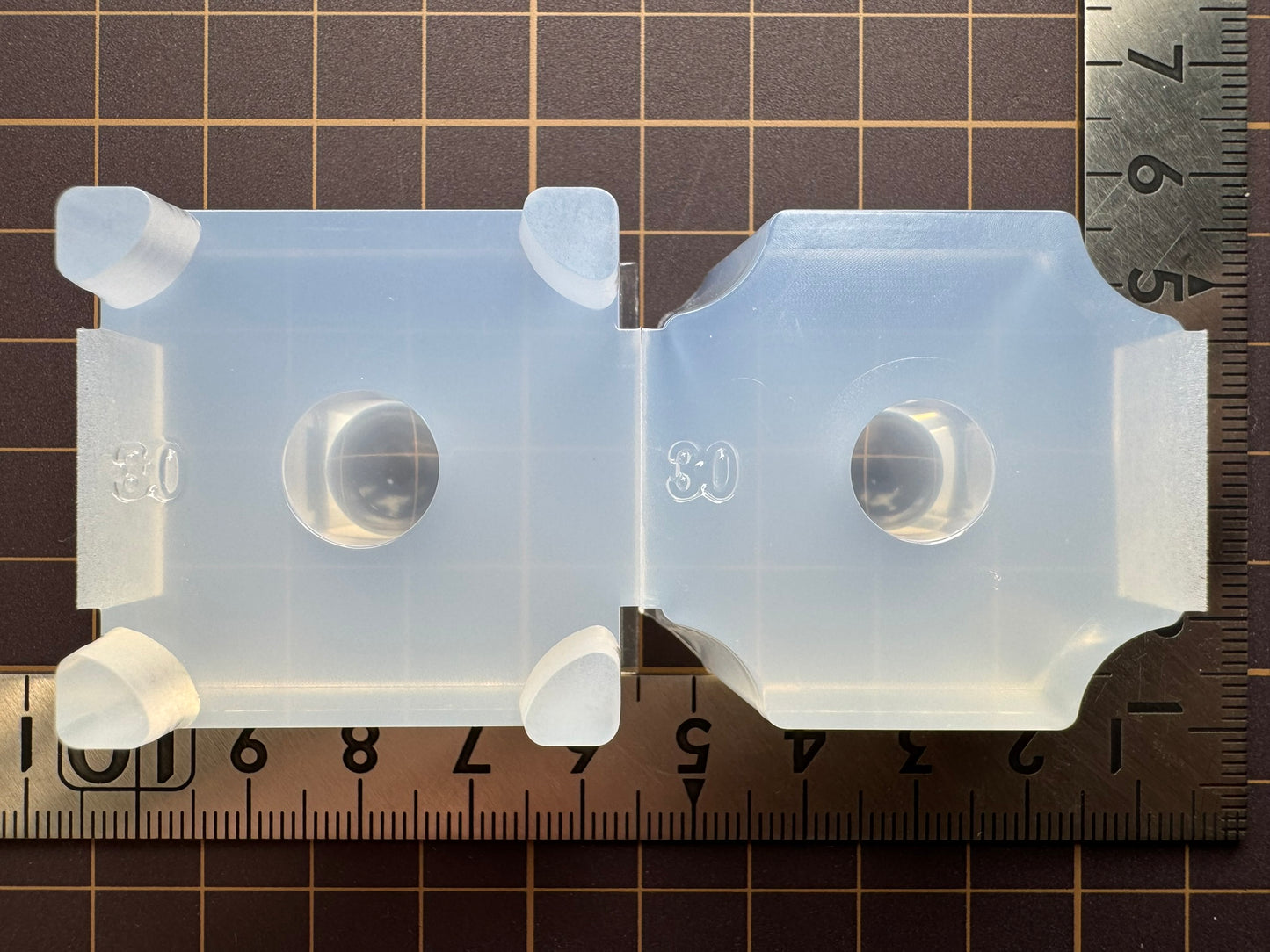 「横割りカプセル」レジン用モールド