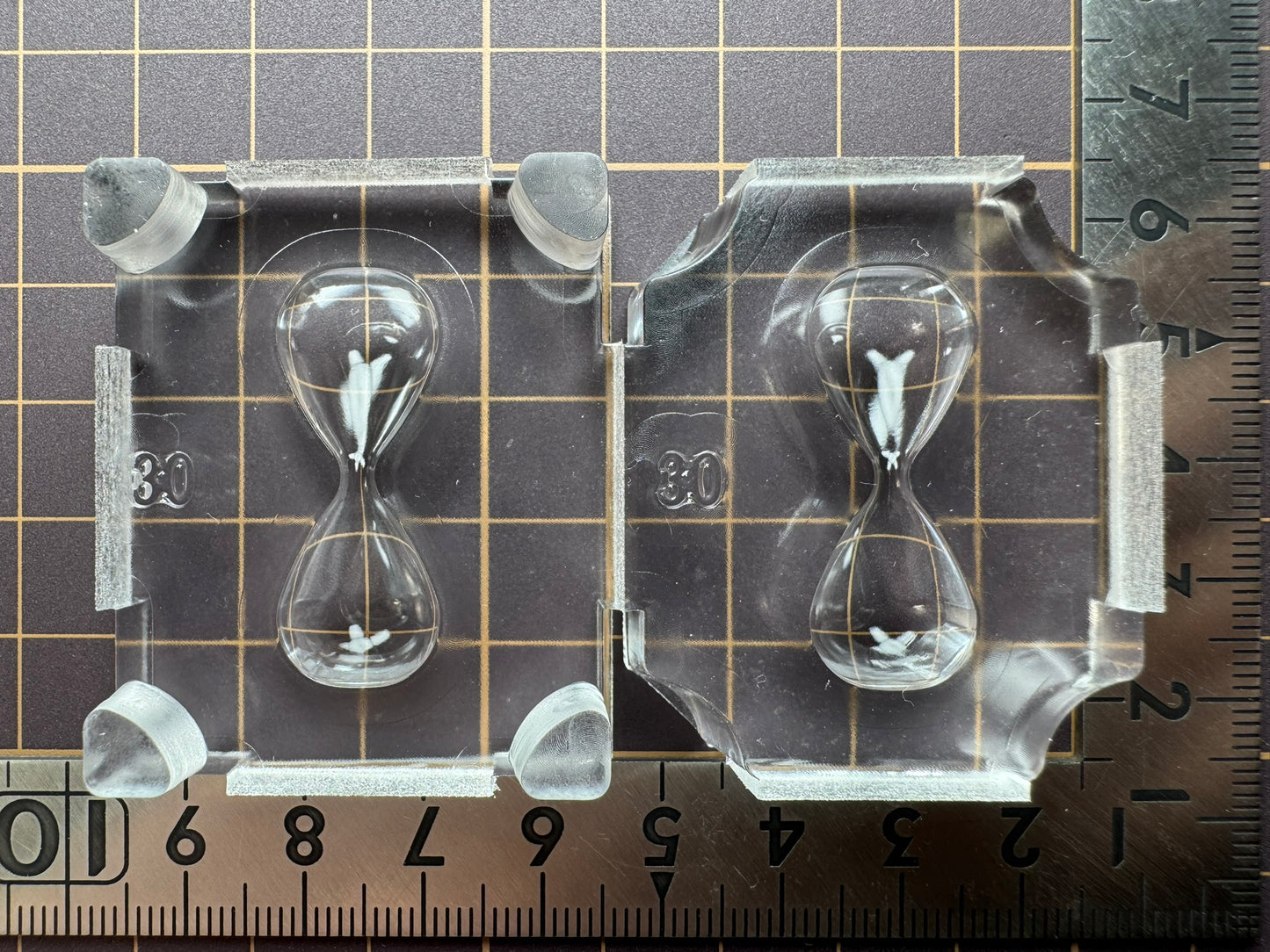 超高強度シリコン「砂時計A」レジン用モールド