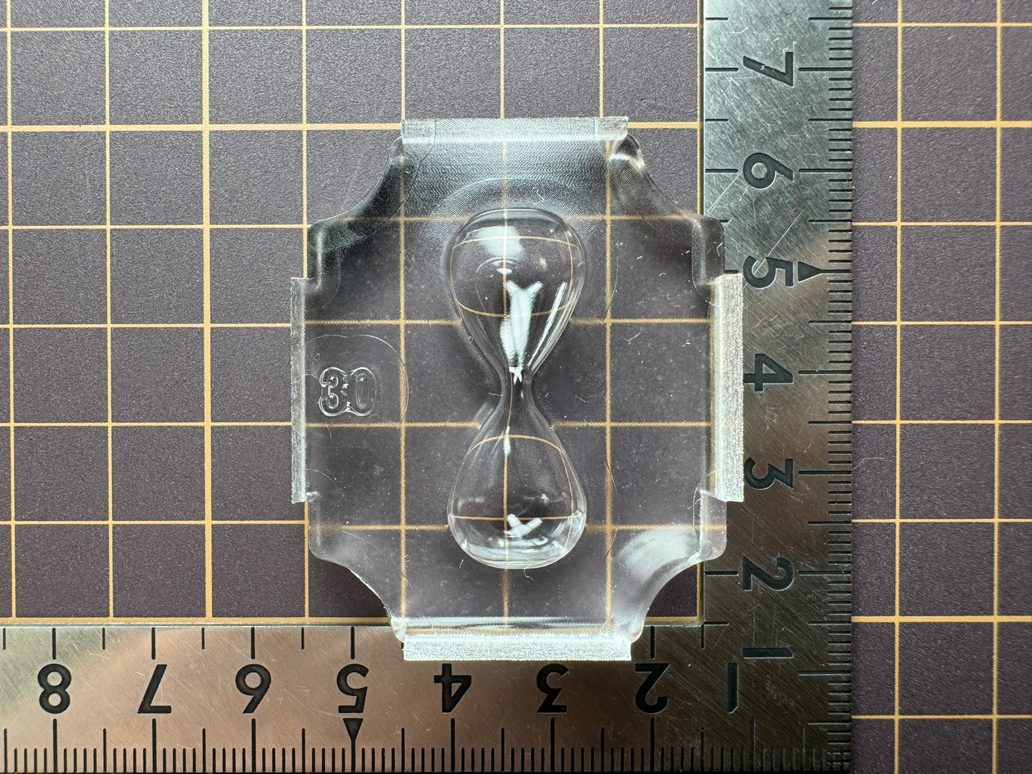 Ultra-high strength silicone "Hourglass A (front)" resin mold