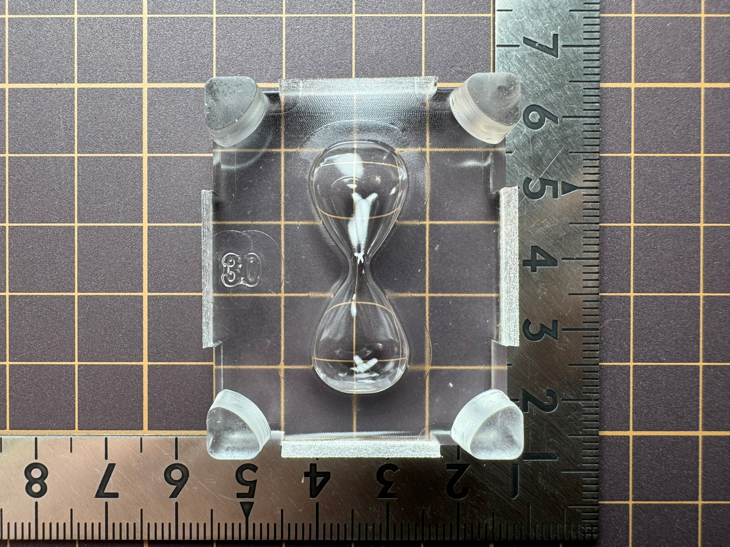 超高強度シリコン「砂時計A(裏)」レジン用モールド