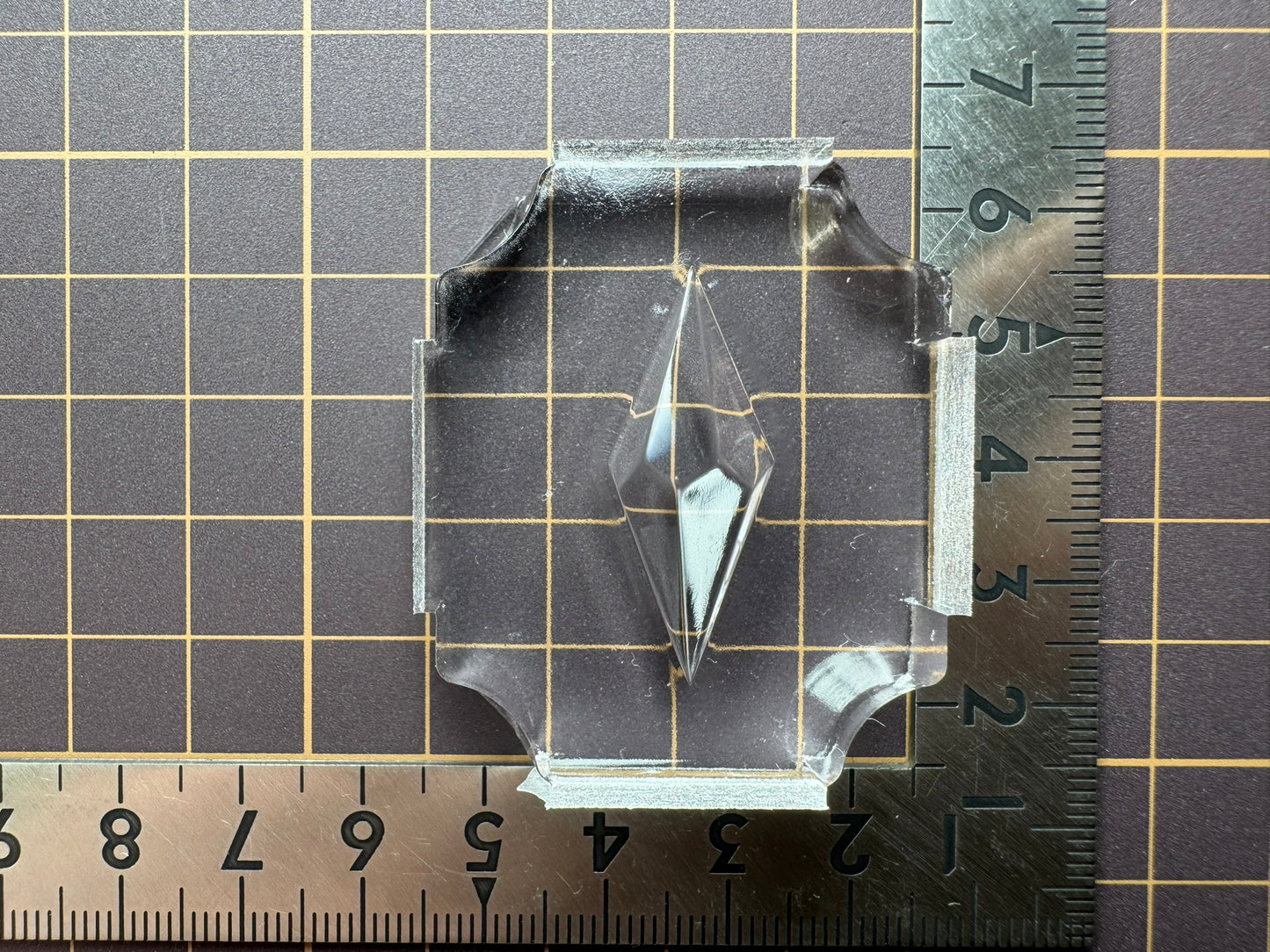超高強度シリコン「双六角錐ペンデュラムB(表)」レジン用モールド