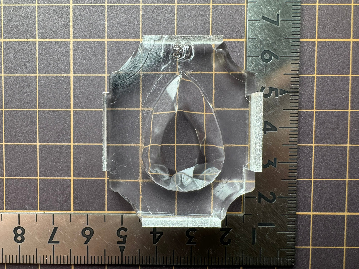 超高強度シリコン「ドロップカット(表)」レジン用モールド