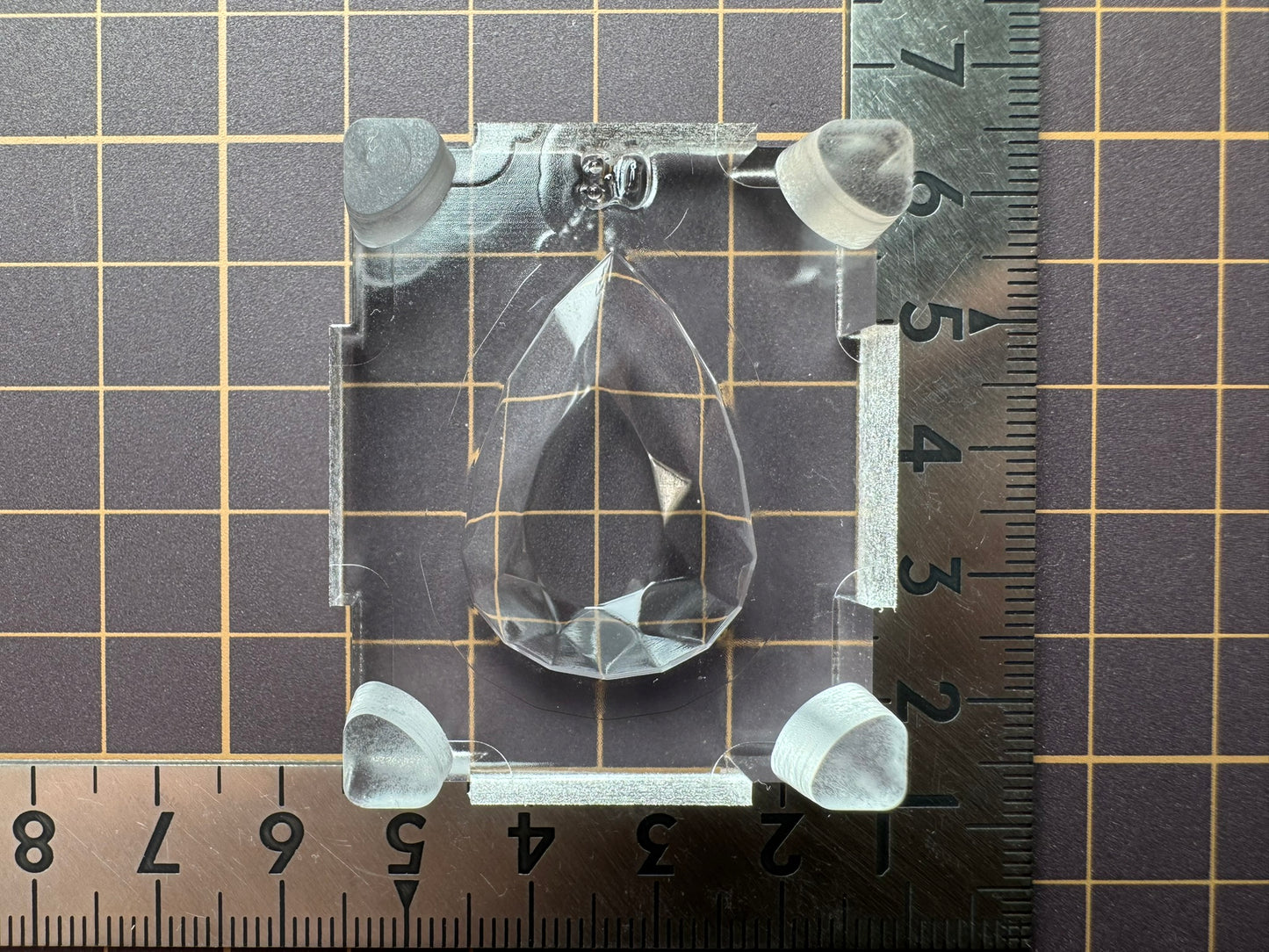 超高強度シリコン「ドロップカット(裏)」レジン用モールド