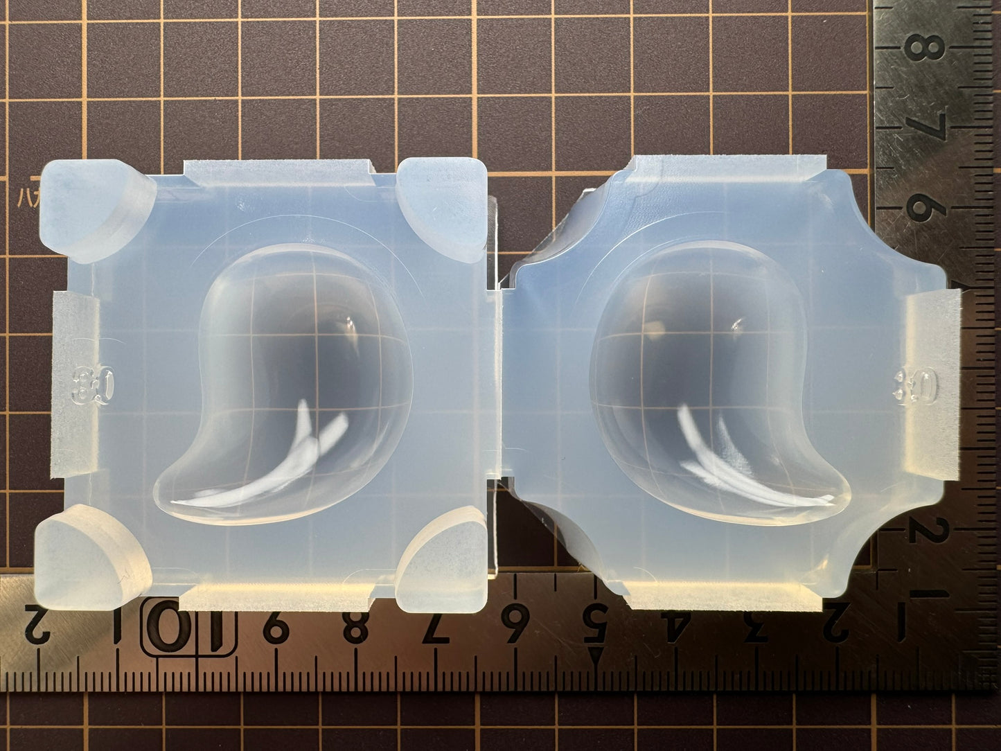 30mm「立体おばけB」レジン用モールド