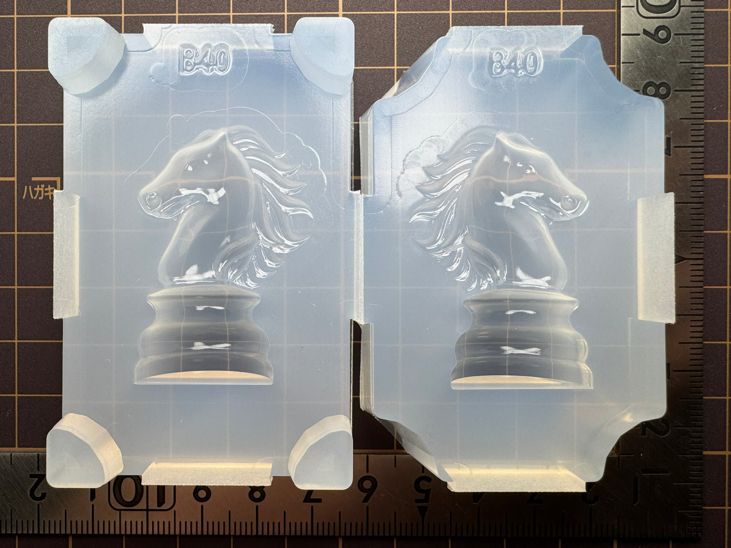 40mm「チェス・ナイトB」レジン用モールド