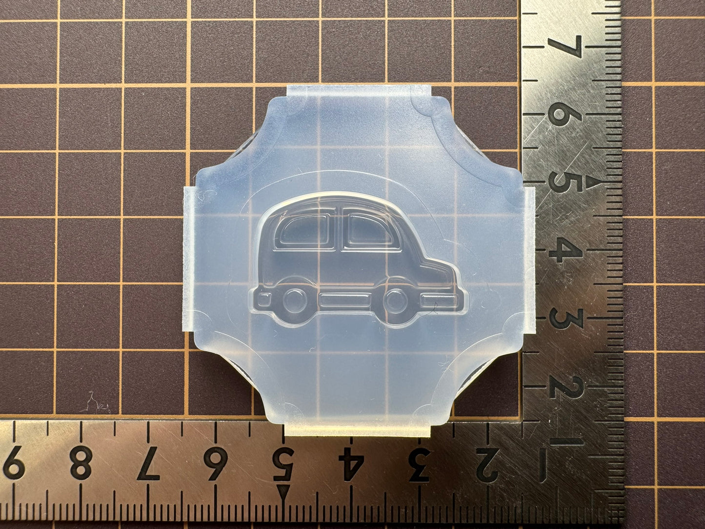30mm「車プレート」レジン用モールド