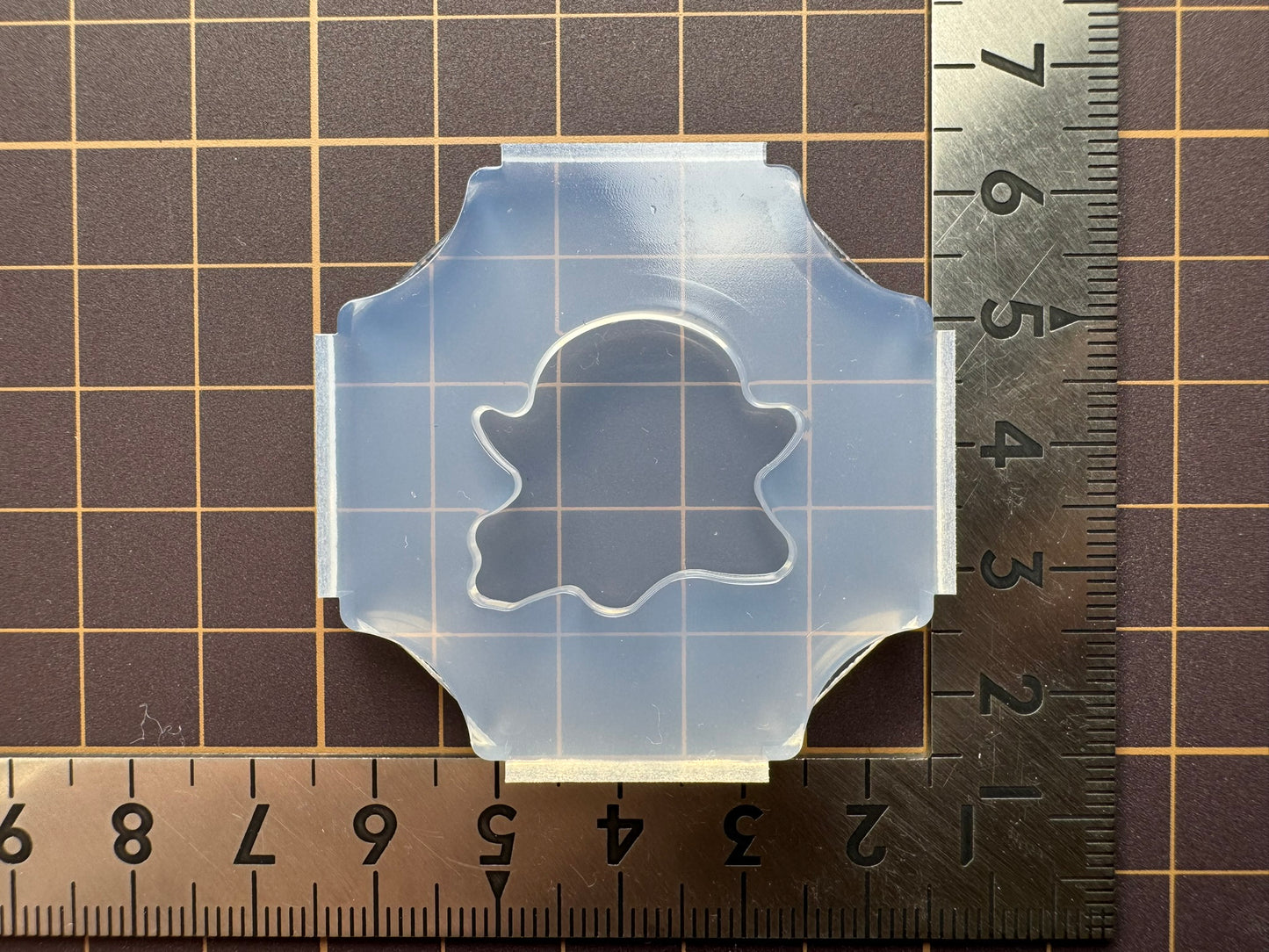 25mm「ハロウィンおばけプレート」レジン用モールド