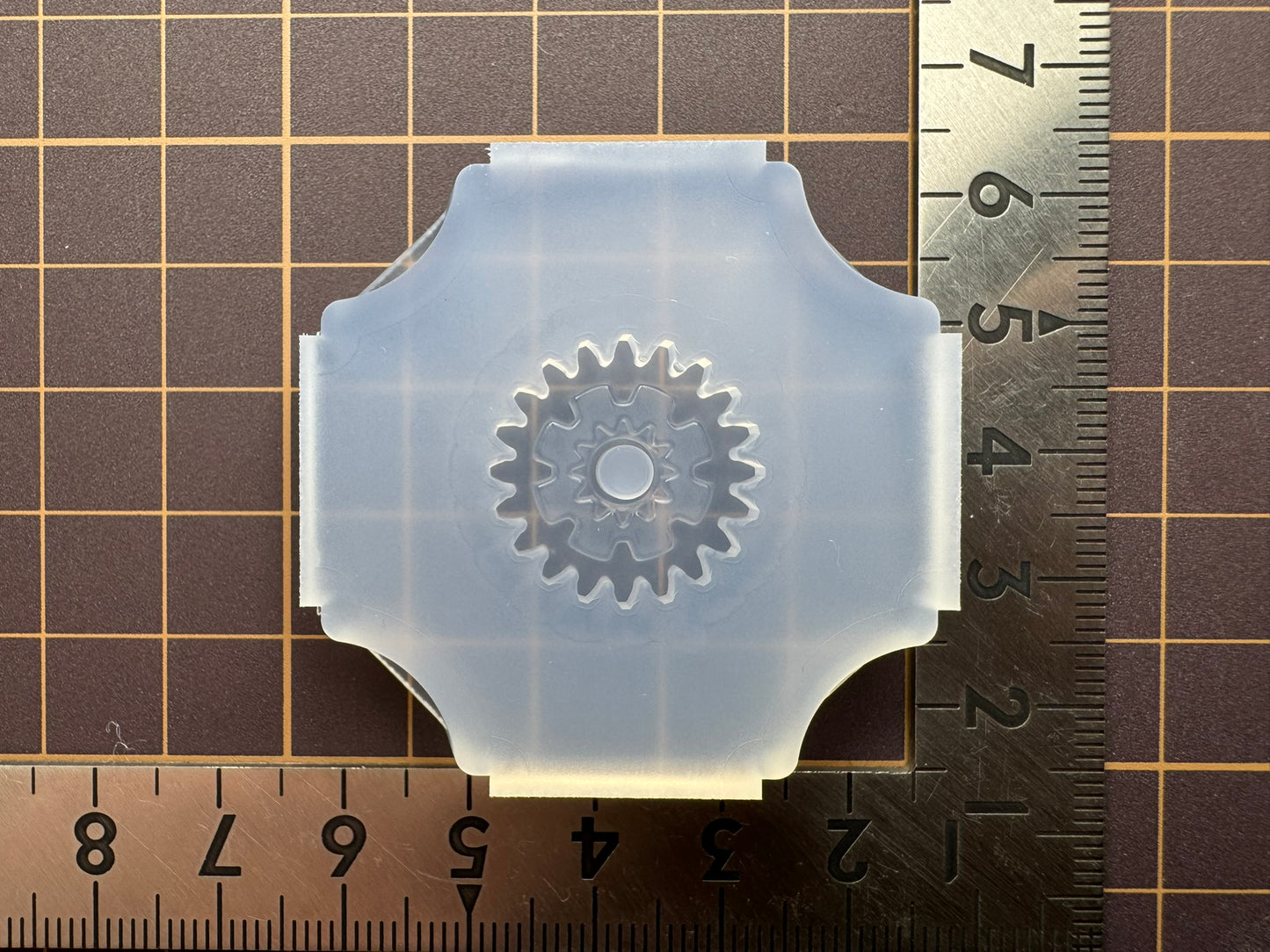 20mm「歯車(ギヤ)」レジン用モールド