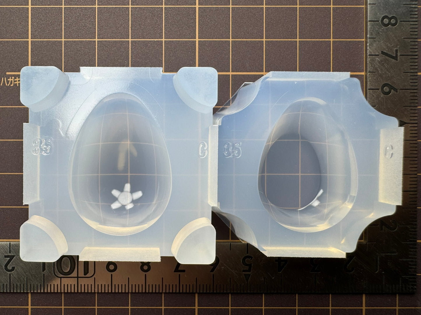 35mm「欠け卵」レジン用モールド