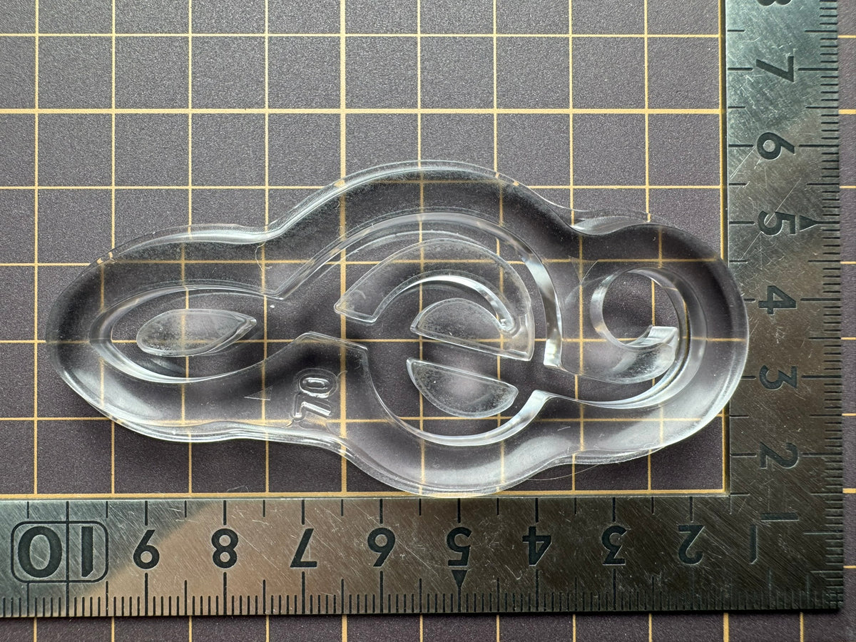 超高強度シリコン「70mmト音記号」レジン用モールド