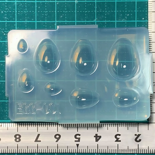 EGG-001「卵アソート」レジン用モールド