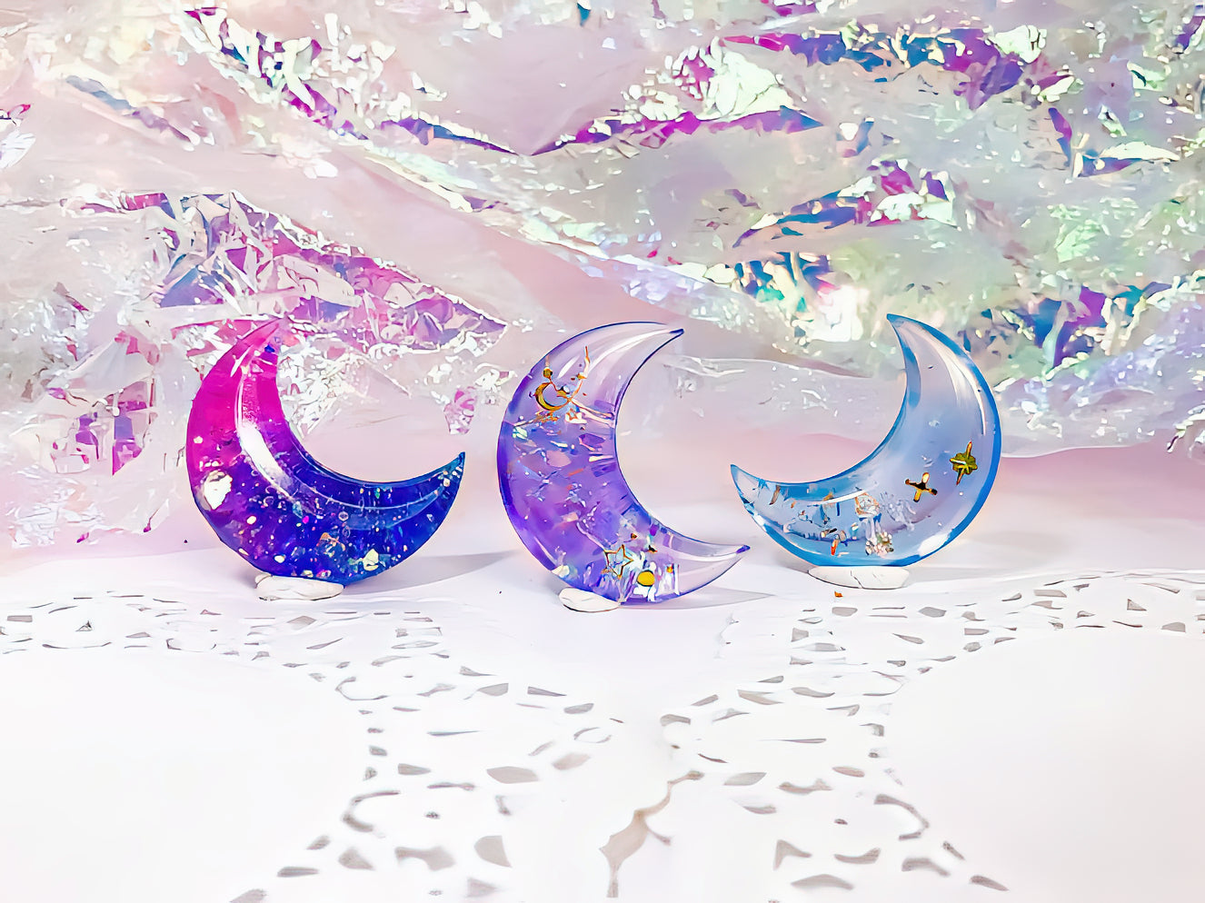 "Plump Crescent Moon" Resin Mold