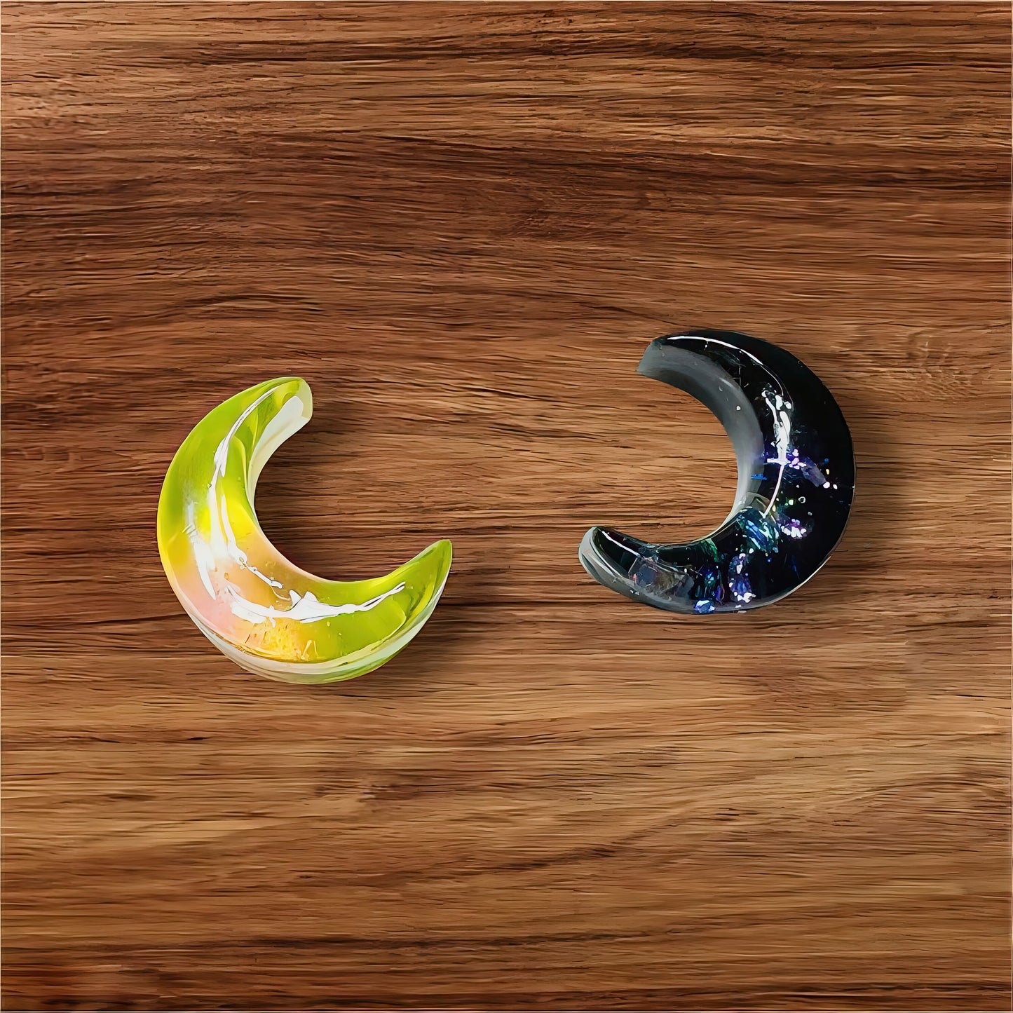 25mm「ぷっくり三日月C」レジン用モールド