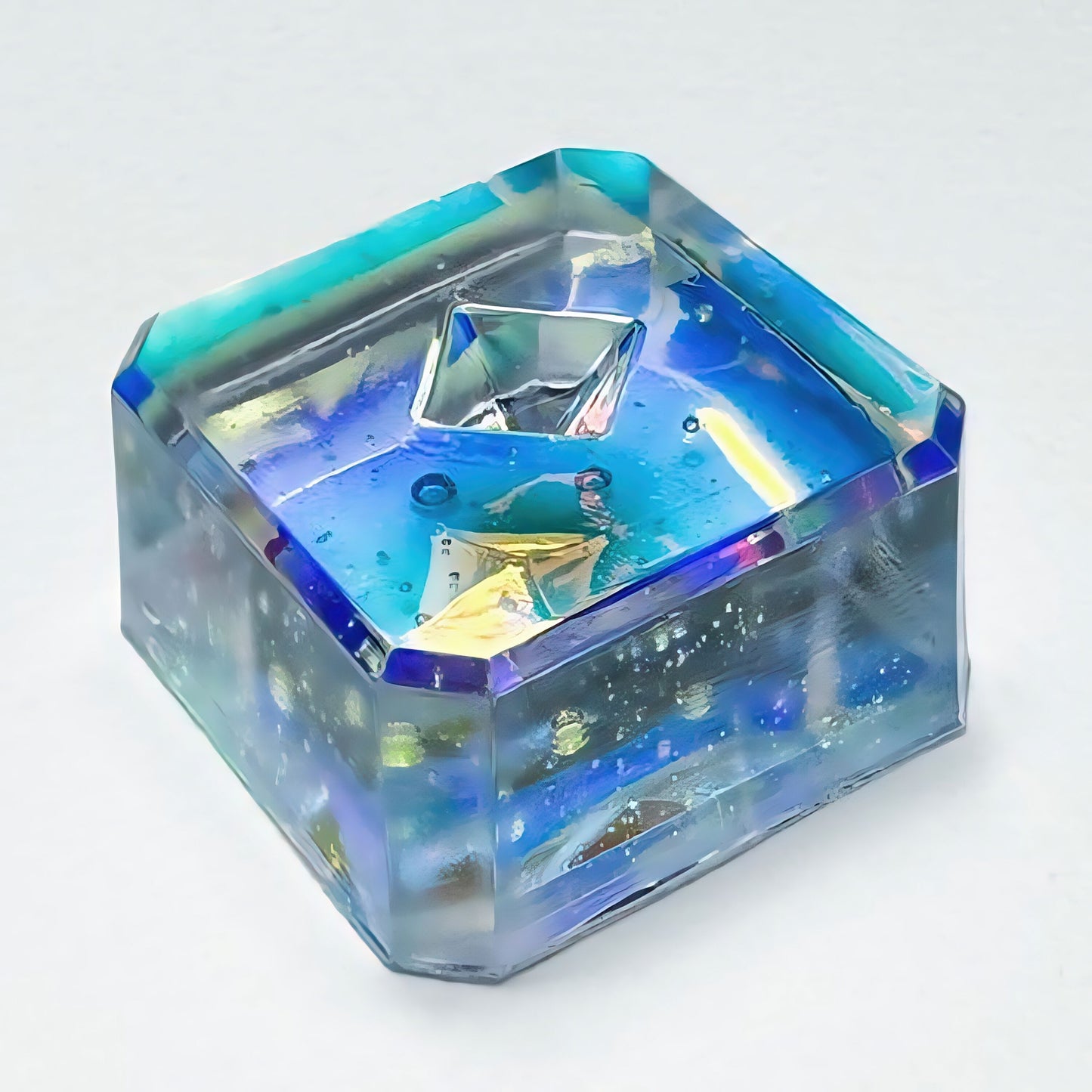 30mm「正八面体用台座A」レジン用モールド