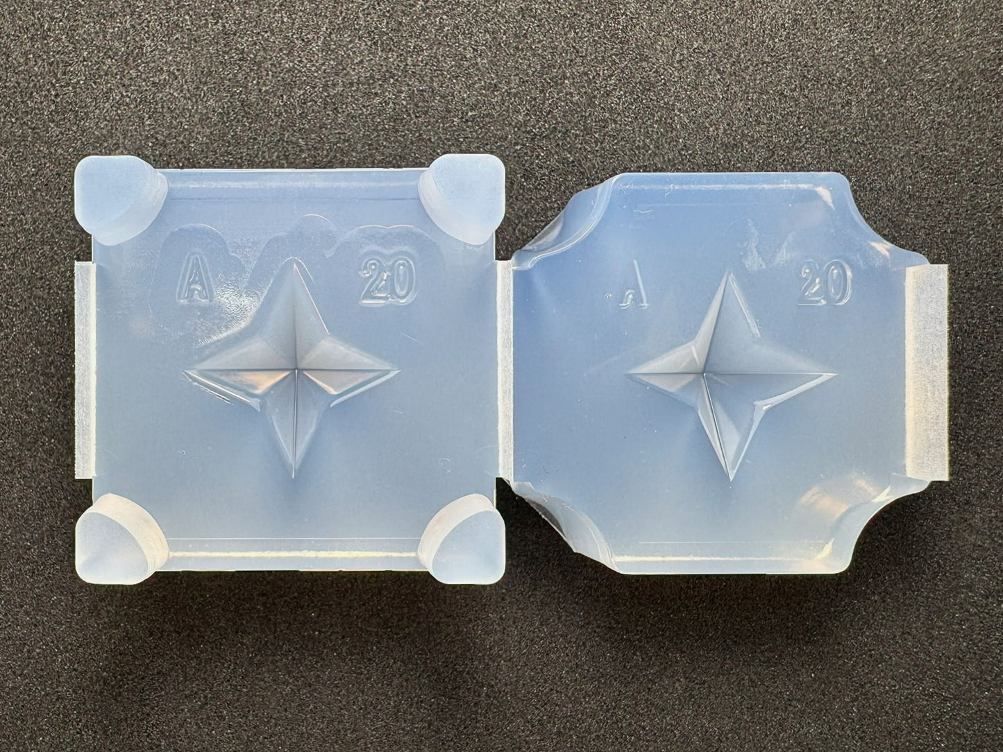 「立体四芒星A」レジン用モールド