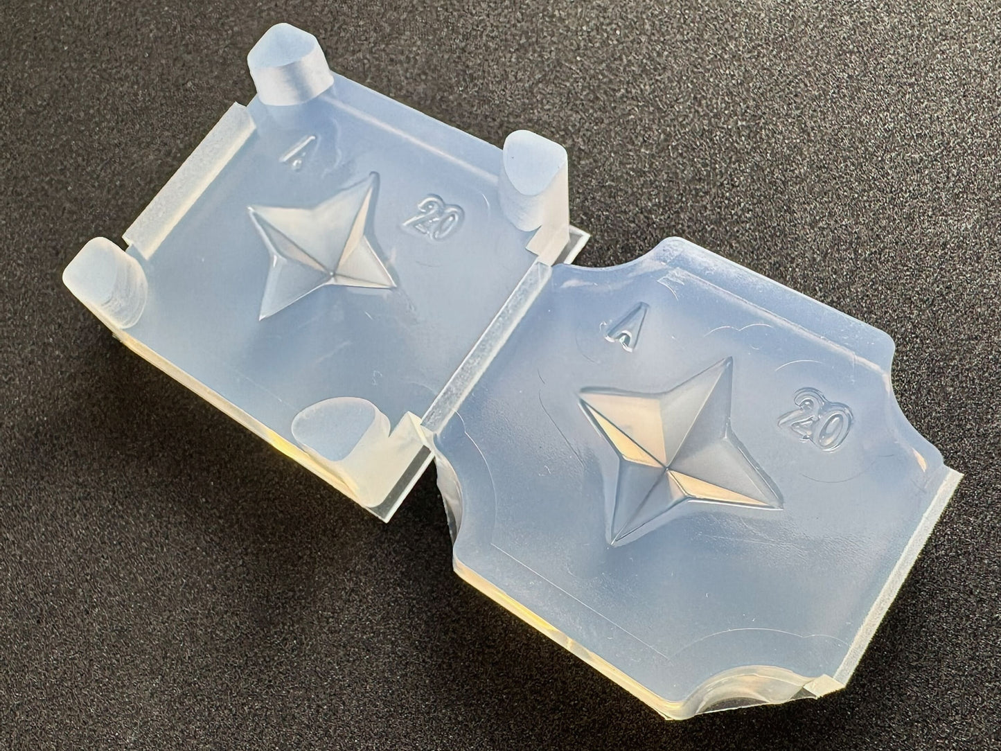 「立体四芒星A」レジン用モールド
