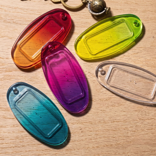 60mm "Name Tag" resin mold