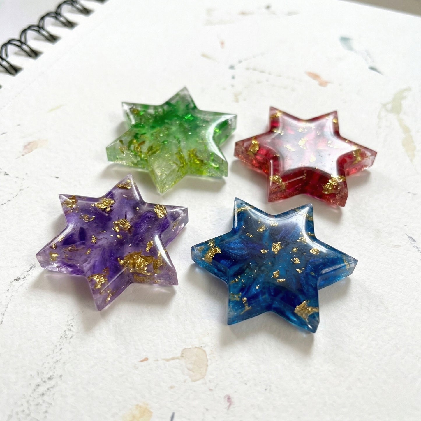30mm「六芒星プレート」レジン用モールド