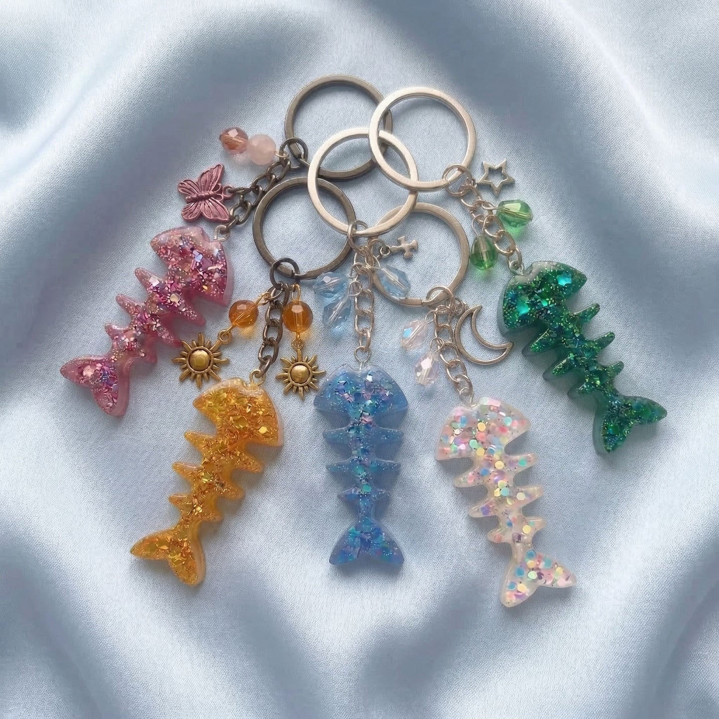 30mm「魚の骨」レジン用モールド