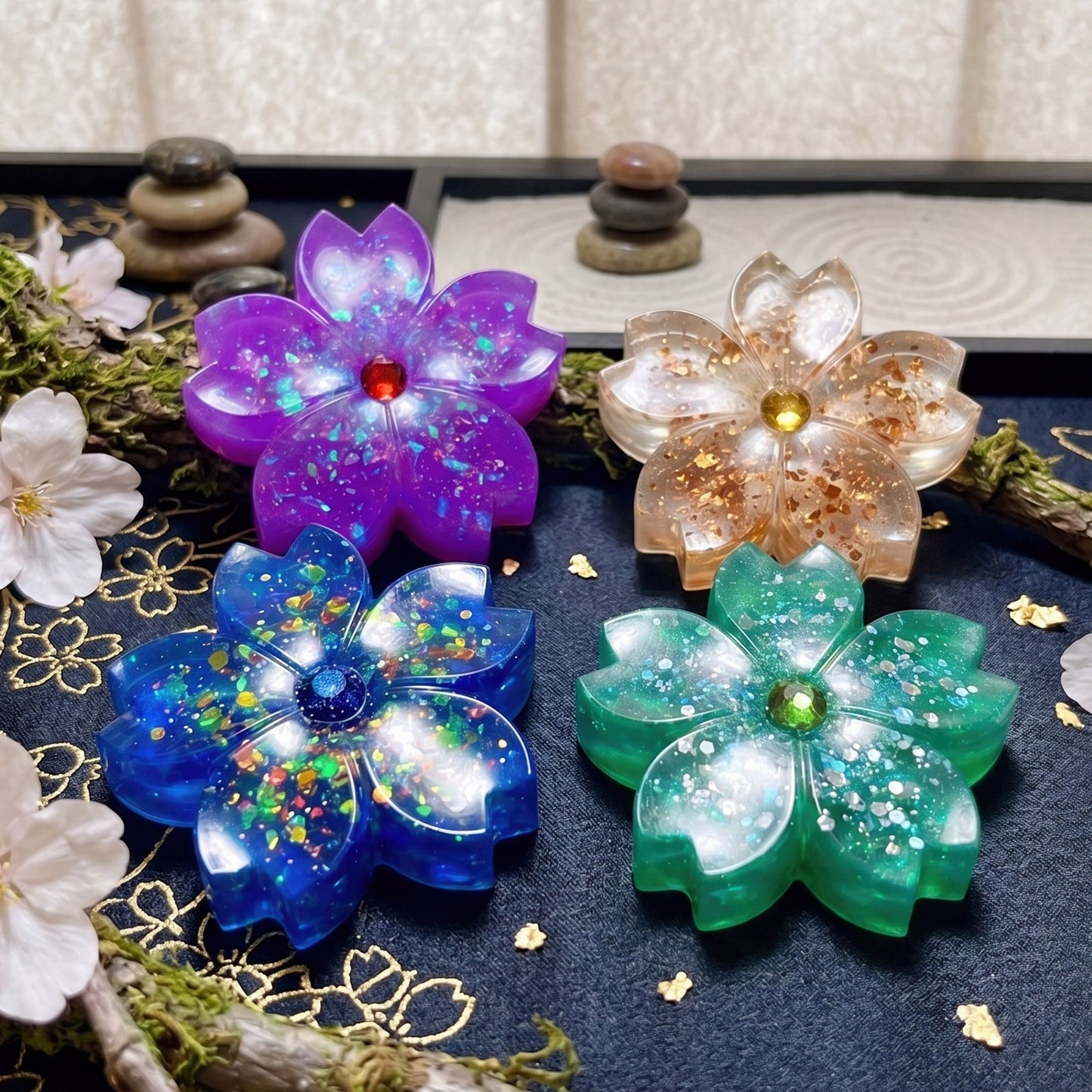 「和菓子（桜）」レジン用モールド
