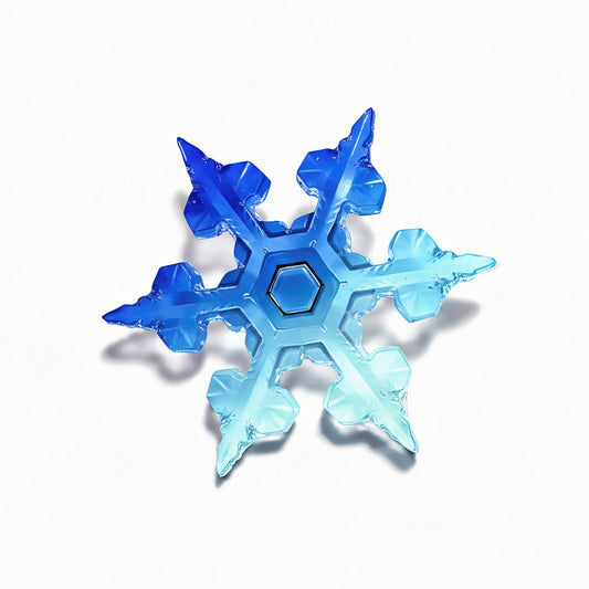 30mm「雪の結晶A」レジン用モールド