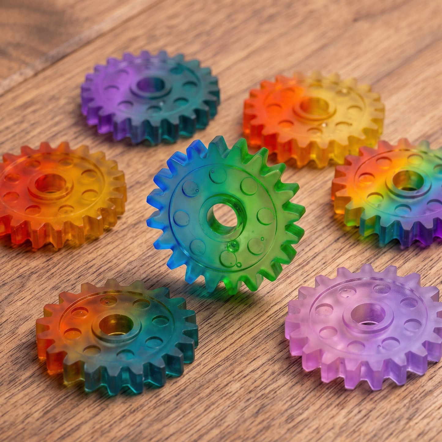 20mm "Gear (Dot)" resin mold
