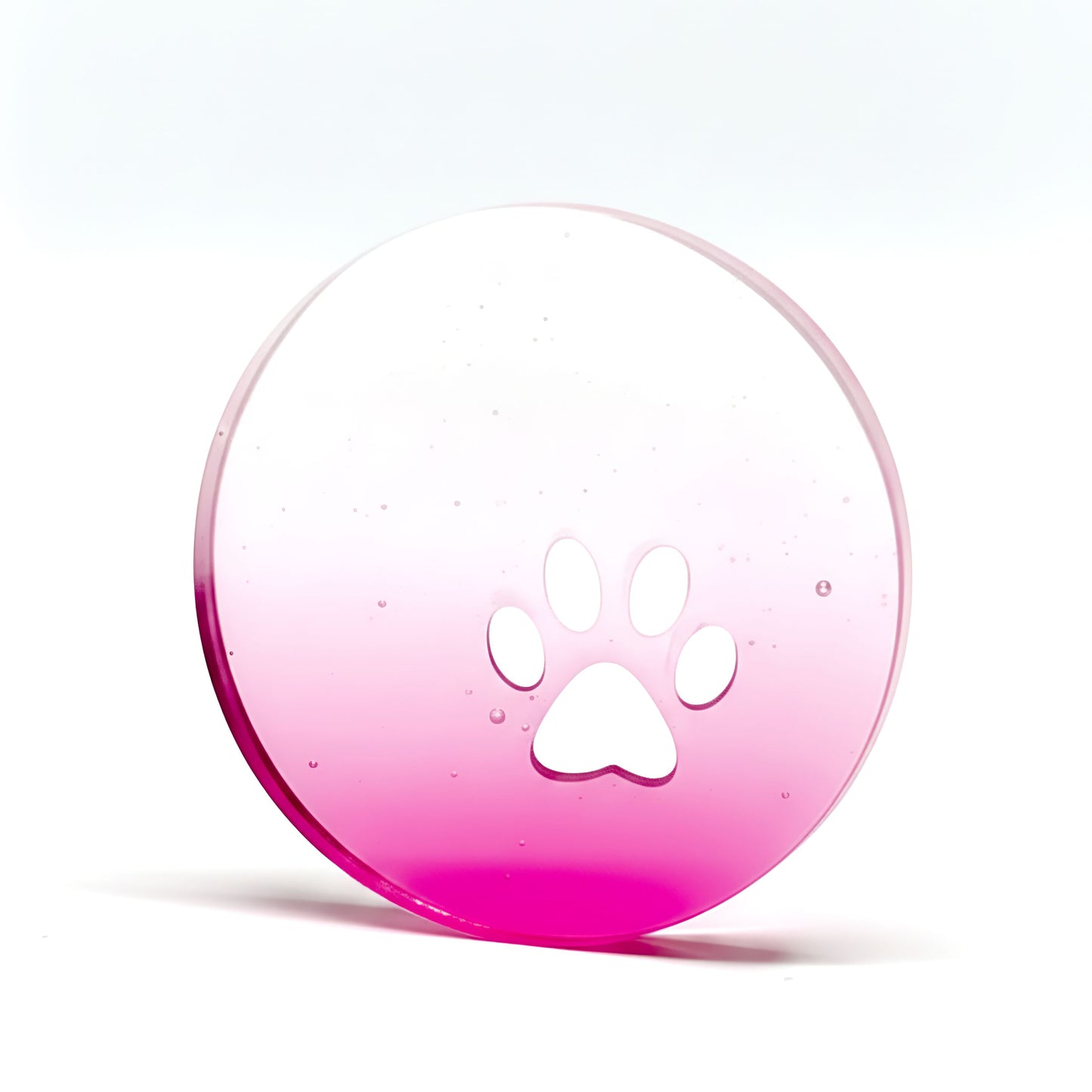"Plate Hole Punching Paw Print" Resin Mold
