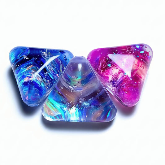 30mm「ぷっくり三角」レジン用モールド