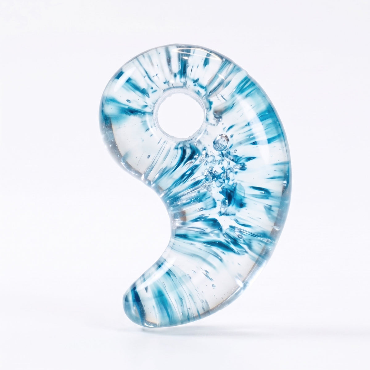 "Perforated Magatama" resin mold